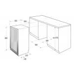 Gorenje XWC661E 158公升嵌入式酒櫃